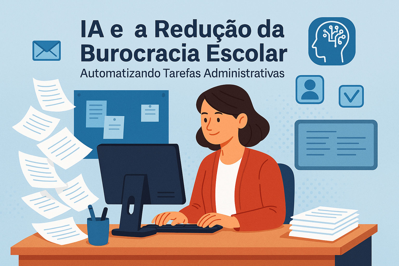 IA na Redução da Burocracia Escolar: Automatizando Tarefas Administrativas